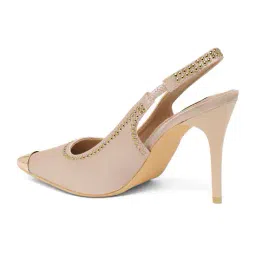 flat n heels Women Embellished Pumps with Elastic Closure image 3