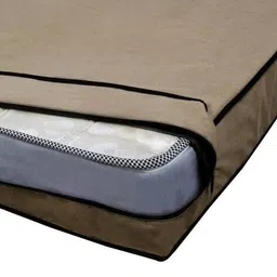 dream care Double Bed Queen Waterproof Mattress Cover with Zipper - 60"x78"x6" image 3