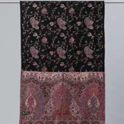 swi stylish Women Embroidered Wool Stole image 3