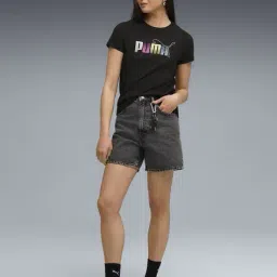 puma Women Graphic Stacked Tee image 3