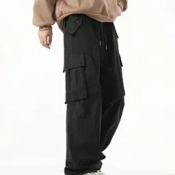 buda jeans co Men Relaxed Fit Cargo Pants with Insert Pockets image 3