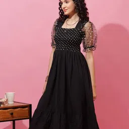 honky tonky Women Fit and Flare Dress image 3