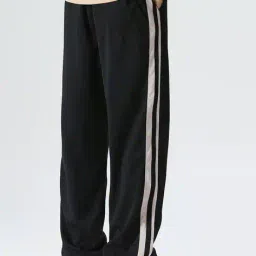 force Men Straight Track Pants with Drawstring Waist image 3