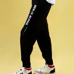 nino togs Boys Typographic Print Joggers  image 3