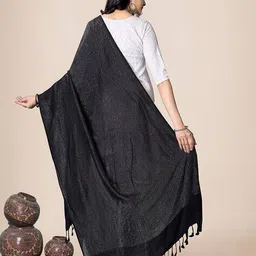 ebadat Women Scarves with Tassels image 3