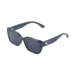 hashtag eyewear Women UV-Protected Full-Rim Shield Sunglasses-W-9085-black image 3