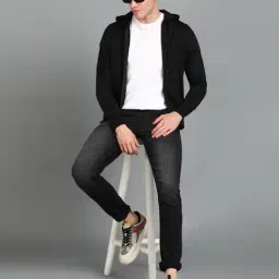 alpha tribe Men Regular Fit Sweatshirt image 3