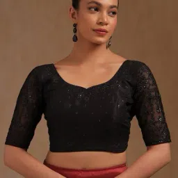 soch Women Embroidered Back Open Blouse  image 3