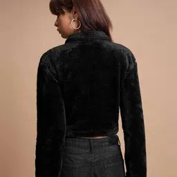 tokyo talkies Women Regular Fit Jacket with Button-Closure image 3