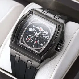 giordano Men Analogue Watch with Silicone Strap-GZ-50151 image 3