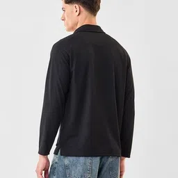 snitch Men Polo Textured T-shirt image 3