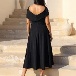 fiafia Women One-Shoulder Fit & Flare Dress image 3