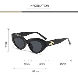 augen Unisex UV-Protected Oval Sunglasses-204-C6 image 3