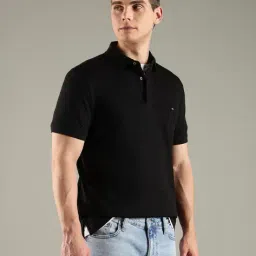 tommy hilfiger F25 Hidden Placket Regular Fit Polo T-Shirt image 3