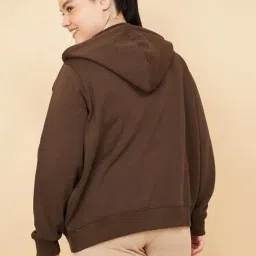 max Women Regular Fit Hooded Jacket image 3