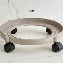 home centre Plastic Gas Cylinder Trolley with Wheels image 3