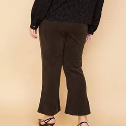max Women Knit  Flared Trousers image 3