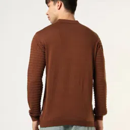 buda jeans co Men Collar-Neck Regular Fit Sweater image 3