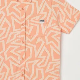 fame forever by lifestyle Boys Abstract Regular Fit Shirt image 3