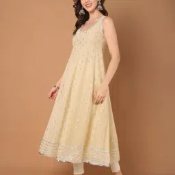 azira Women Embellished Anarkali Kurta with Dupatta image 3