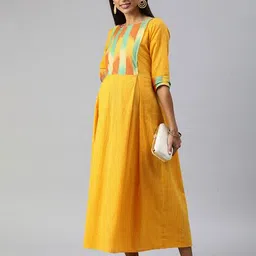 swishchick Women Boat-Neck Fit & Flare Dress image 3