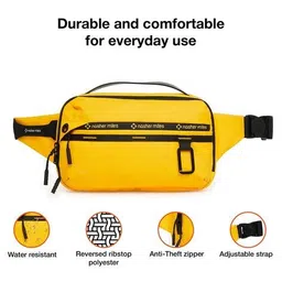 nasher miles Greenwich Fanny Bag Anti-Theft Zipper 3 L image 3