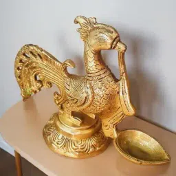 aakrati Handmade Traditional Brass Diya  image 3