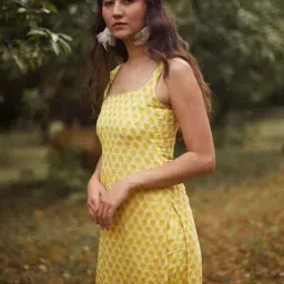 the velsy Women Floral Print Straight Kurta Set image 3