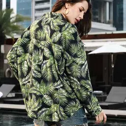 pinacolada Women Tropical Print Relaxed Fit Shirt image 3