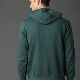 buda jeans co Men Typographic Print Hoodie with Full Sleeves image 3