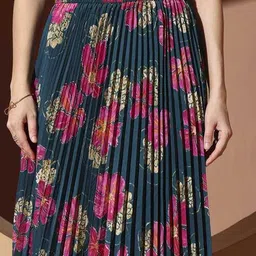 otabu Women Floral Print A-Line Skirt image 3