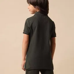 u.s. polo assn. Boys Colourblock Regular Fit Polo T-Shirt image 3
