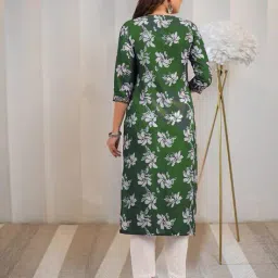 nyrika Women Embroidered Straight Kurti image 3