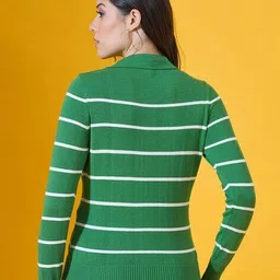 98°north Women Striped Pullover image 3