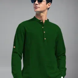 neonomad Men Slim Fit Short Kurta image 3