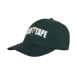 red tape Men Typographic Print Baseball Cap image 3