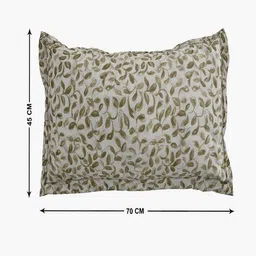 home centre Set of 2 Leaf Print Pillow Covers image 3