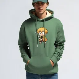 togs & terre Men Graphic Print Relaxed Fit Hoodie image 3