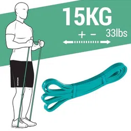 decathlon CORENGTH Weight Training Anti-Slip Resistance Band 15 Kg image 3