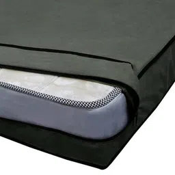 dream care Double Bed Waterproof Mattress Cover with Zipper - 48"x72"x5" image 3