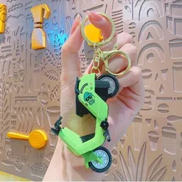 gopalvilla Scooter Metal Body Keychain  image 3