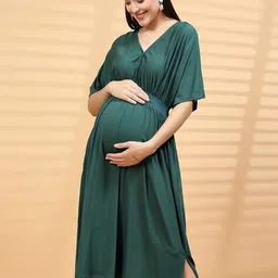 zelena Women Midi Length A-line Dress image 3