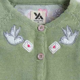 yellow apple Graphic Cardigan image 3