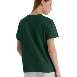 new balance Women Essentials Jersey Logo Relaxed Fit Crew-Neck T-Shirt image 3