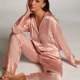hunkemoller Women Regular Fit Pyjamas with Insert Pockets image 3