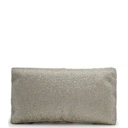 anekaant women Embroidered Clutch with Chain Strap image 3