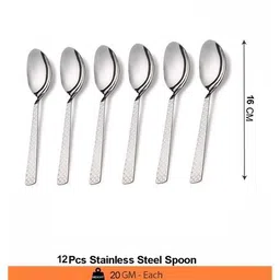 zevora Set of 6 Stainless Steal Cutlery Set image 3