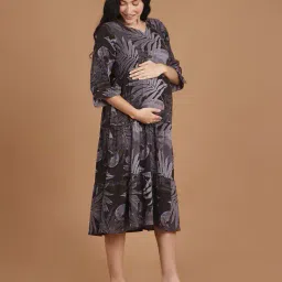 nightspree Women Leaf A-line Dress image 3