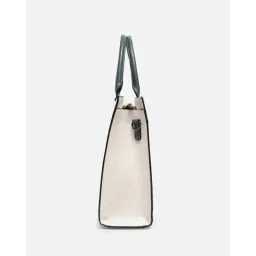 allen solly Women Colourblock Laptop Tote Bag image 3