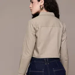 fyre rose Women Regular Fit Jacket with Zip-Front image 3